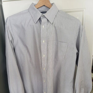 Lands' End Striped Dress Shirt
